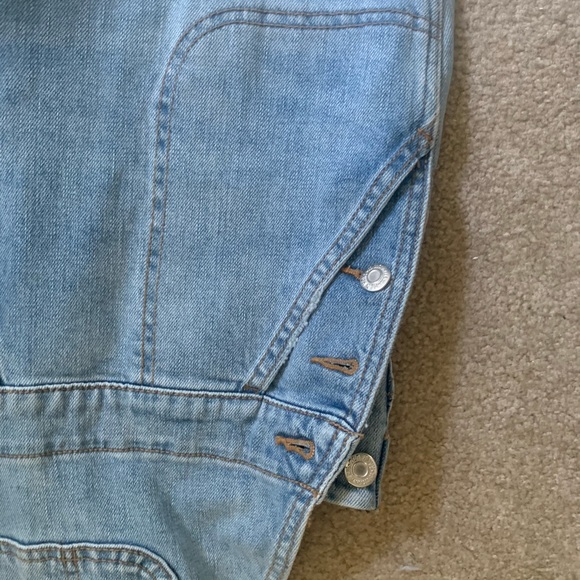 NWT Light Wash Straight Leg Denim Overalls - Picture 9 of 13